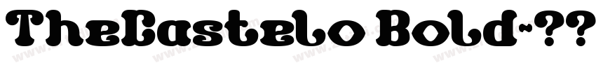 TheCastelo Bold字体转换